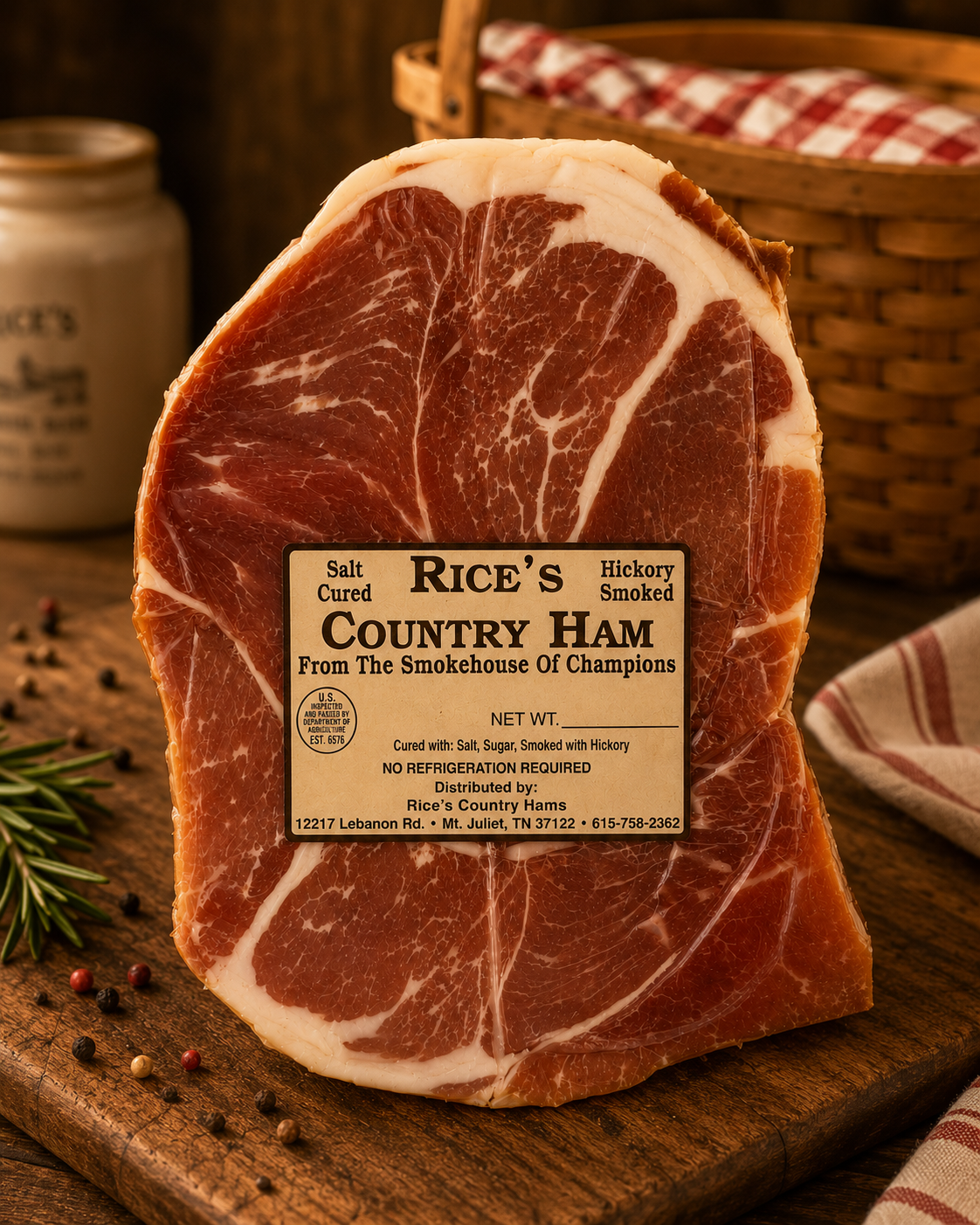 2-year-old Thin Sliced Country Ham